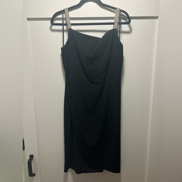 Vintage Morton Myles LBD with Swarovski crystal straps - Picture 2 of 5